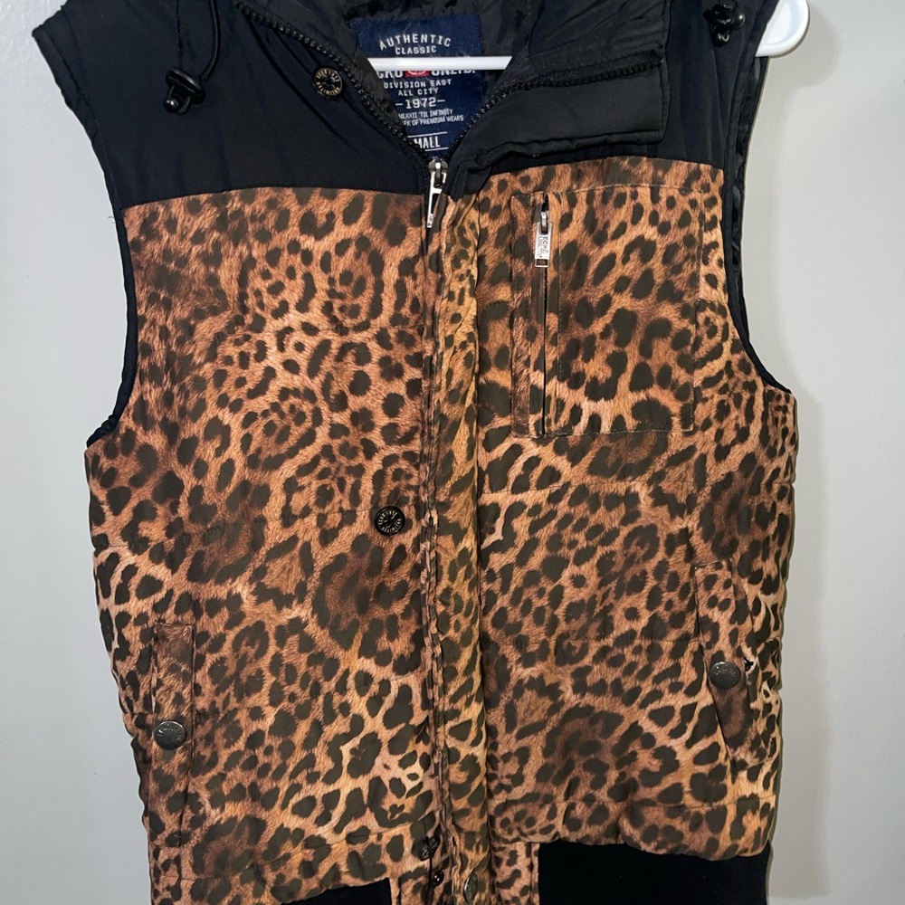 Ecko Unltd. Leopard Print Vest